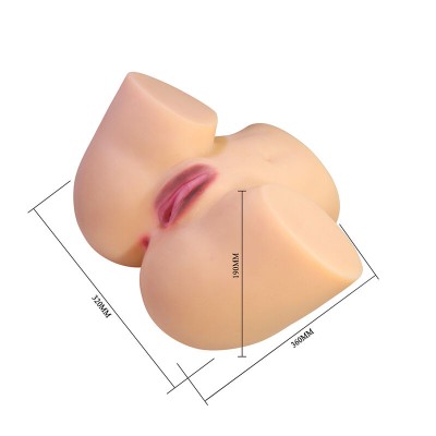 CRAZY BULL - LIORA XXL MASTURBADOR VAGINAL E ANAL DUPLO - D-245983 - Dona Pimenta