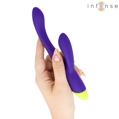INTENSE - PAOLO ESTIMULADOR DE COELHO RECARREGÁVEL PARA PONTO G E CLITÓRIS - D-246284 - Dona Pimenta