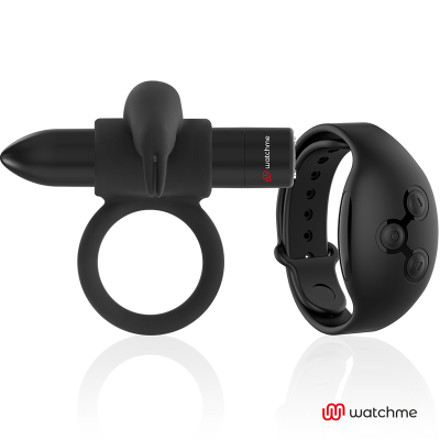 BLACK&SILVER&trade;- BURTON REMOTE CONTROL COCKRING WATCHME - D-228301 - Dona Pimenta