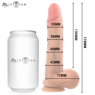 MR INTENSE - GARY PÊNIS ULTRA-REALISTA COM TESTÍCULOS 17,8 CM -Ø- 4,2 CM - D-245159 - Dona Pimenta