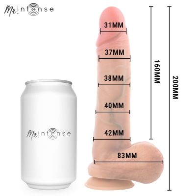 MR INTENSE - GARY M PÊNIS ULTRA-REALISTA COM TESTÍCULOS 20 CM -Ø- 4,2 CM - D-245160 - Dona Pimenta