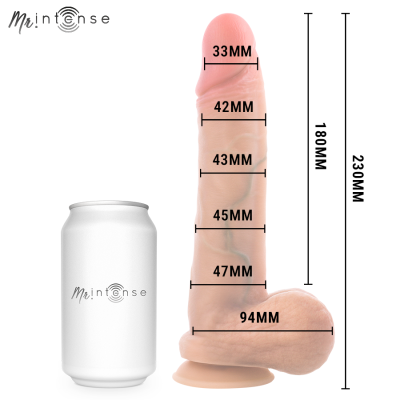 MR INTENSE - GARY L PÊNIS ULTRA-REALISTA COM TESTÍCULOS 23 CM - Ø- 4,7 CM - D-245161 - Dona Pimenta