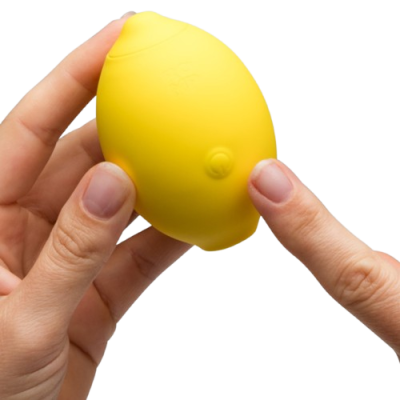 ROMP - LEMON CRUSH PLEASURE AIR ESTIMULADOR CLITÓRICO AMARELO - D-246267 - Dona Pimenta