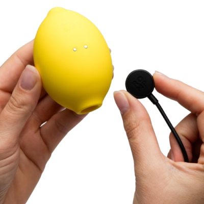ROMP - LEMON CRUSH PLEASURE AIR ESTIMULADOR CLITÓRICO AMARELO - D-246267 - Dona Pimenta