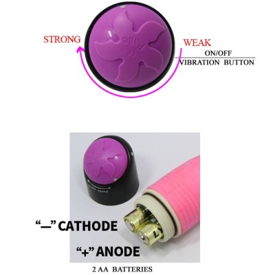 COLORFUL SEX VIBRADOR REALISTICO ROSA 23 CM - D-218769 - Dona Pimenta