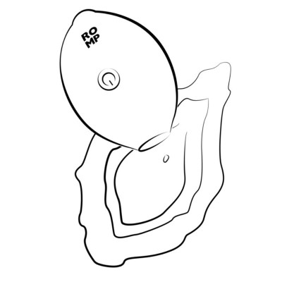 ROMP - LEMON CRUSH PLEASURE AIR ESTIMULADOR CLITÓRICO AMARELO - D-246267 - Dona Pimenta