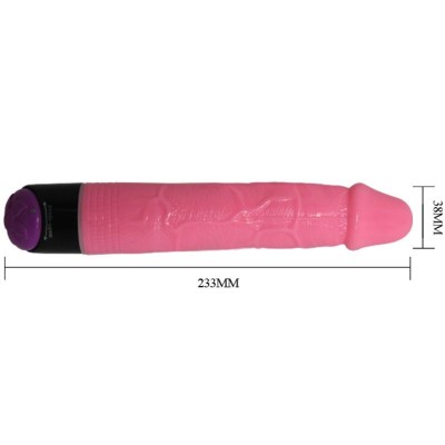 COLORFUL SEX VIBRADOR REALISTICO ROSA 23 CM - D-218769 - Dona Pimenta