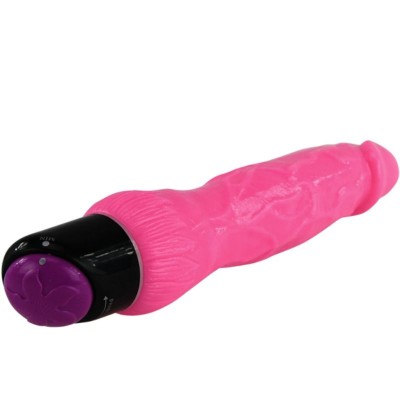 COLORFUL SEX VIBRADOR REALISTICO ROSA 24 CM - D-218771 - Dona Pimenta