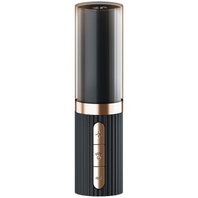 SATISFYER - PRO 2 KISS WAVE ESTIMULADOR DE CLITÓRIS GARNET / PRETO - D-242637 - Dona Pimenta