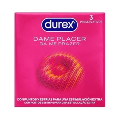 DUREX - PLACADOR DAME 3 UNIDADES - D-195462 - Dona Pimenta