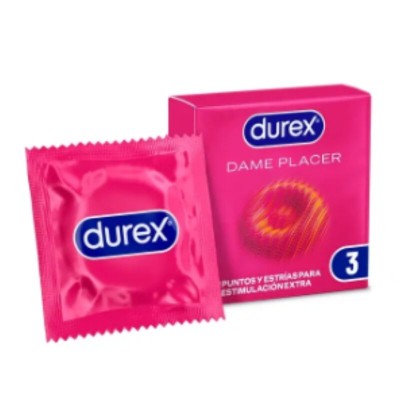 DUREX - PLACADOR DAME 3 UNIDADES - D-195462 - Dona Pimenta