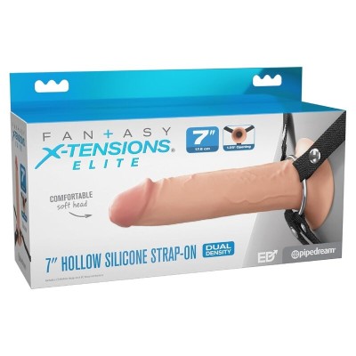 FANTASY X-TENSIONS ELITE - STRAP-ON DE SILICONE OCO DE 17,8 CM - D-246338 - Dona Pimenta
