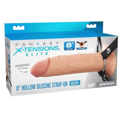 FANTASY X-TENSIONS ELITE - STRAP-ON DE SILICONE OCO DE 20,3 CM - D-246339 - Dona Pimenta