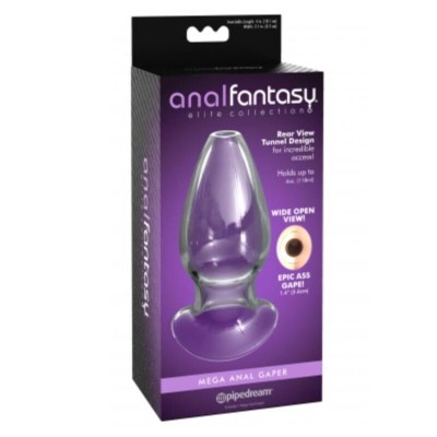 ANAL FANTASY ELITE - MEGA ANAL GAPER PLUG ANAL TRANSPARENTE - D-246336 - Dona Pimenta