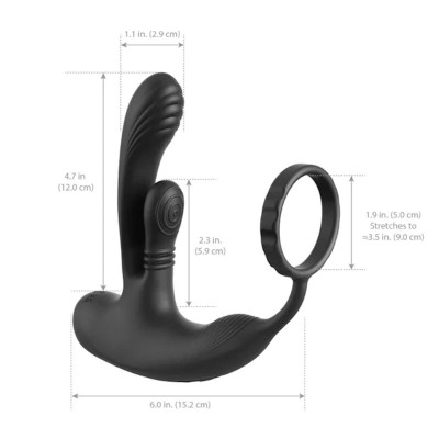 ANAL FANTASY ELITE - ESTIMULADOR ANAL E PERINEAL RECARREGÁVEL PARA INTIMIDAÇÃO E ORGASMO ANAL - D-246315 - Dona Pimenta