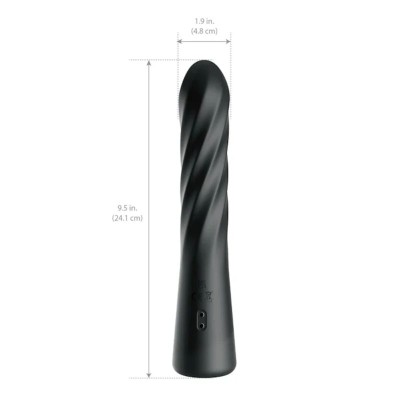 ANAL FANTASY ELITE - TWIST ECSTASY ESTIMULADOR ANAL ROTATIVO RECARREGÁVEL - D-246316 - Dona Pimenta