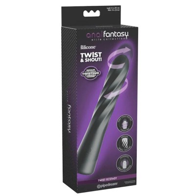 ANAL FANTASY ELITE - TWIST ECSTASY ESTIMULADOR ANAL ROTATIVO RECARREGÁVEL - D-246316 - Dona Pimenta