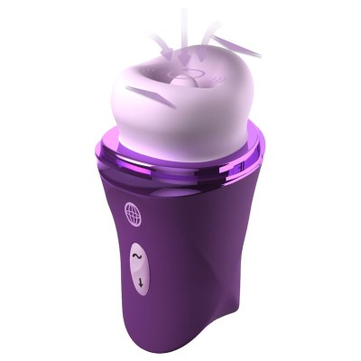 FANTASY FOR HER - LUSH KISS PLUSH PURPLE SUCTION & LICKING CLITORIAL TIMULATOR - D-246317 - Dona Pimenta