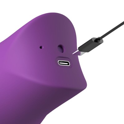 FANTASY FOR HER - LUSH KISS PLUSH PURPLE SUCTION & LICKING CLITORIAL TIMULATOR - D-246317 - Dona Pimenta