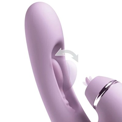 FANTASY FOR HER - G-TOUCH PULSE PRO VIBRADOR COELHO ROXO PARA PONTO G E CLITÓRIS - D-246318 - Dona Pimenta