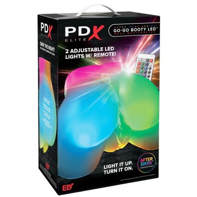 PDX ELITE - GO-GO BOOTY MEGA MASTURBADOR MASCULINO ILUMINADO COM LED - D-246321 - Dona Pimenta