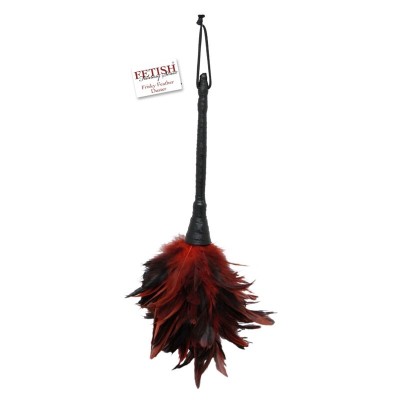 FETISH FANTASY SERIES - CÓCEGAS COM PENAS PRETAS E VERMELHAS - D-246324 - Dona Pimenta
