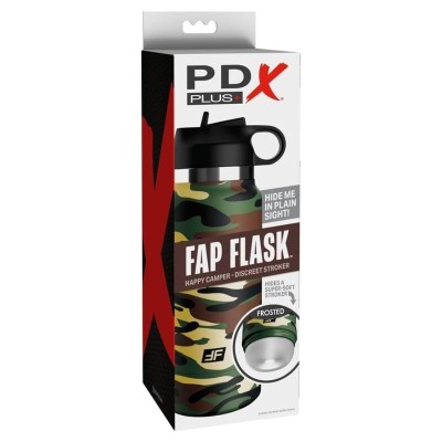 PDX PLUS - FAP FLASK HAPPY CAMPER DISCREET MASTURBATOR CAMOUFLAGE - D-246335 - Dona Pimenta