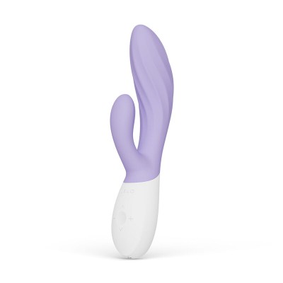 LELO - INA TWIST VIBRADOR DUPLO COELHO PARA PONTO G E CLITÓRIS LAVANDA - D-246390 - Dona Pimenta