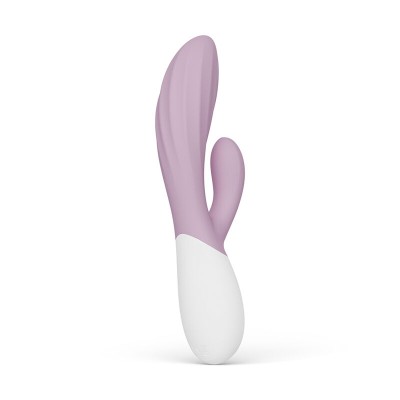LELO - INA TWIST VIBRADOR DUPLO COELHO PARA PONTO G E CLITÓRIS LAVANDA - D-246390 - Dona Pimenta
