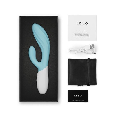 LELO - INA TWIST VIBRADOR DUPLO COELHO PARA PONTO G E CLITÓRIS LAVANDA - D-246390 - Dona Pimenta