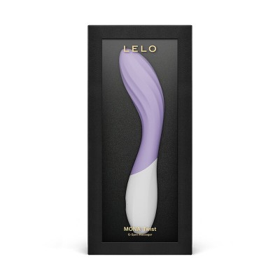 LELO - MONA TWIST VIBRADOR DE PONTO G RECARREGÁVEL COM CONTROLE POR APLICATIVO LAVANDA - D-246393 - Dona Pimenta