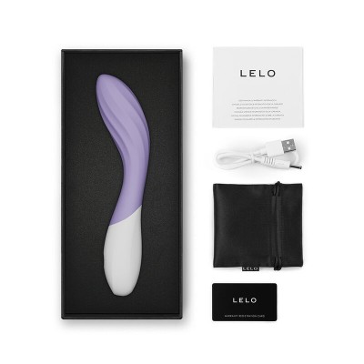 LELO - MONA TWIST VIBRADOR DE PONTO G RECARREGÁVEL COM CONTROLE POR APLICATIVO LAVANDA - D-246393 - Dona Pimenta