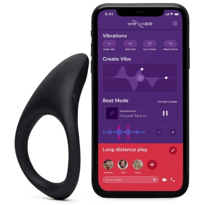 WE-VIBE - VERGE 2 ANEL VIBRATÓRIO WE CONNECT - D-246263 - Dona Pimenta