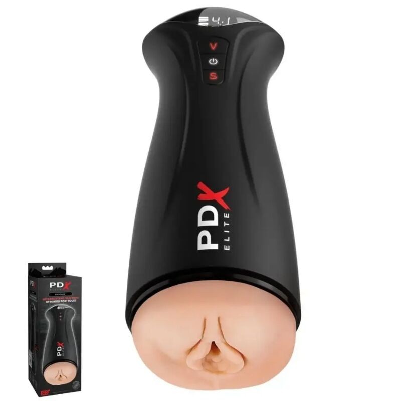 PDX ELITE - FAP-GASM - MASTURBADOR DE SUCÇÃO E VIBRAÇÃO INTERMITENTE - D-246342 - Dona Pimenta