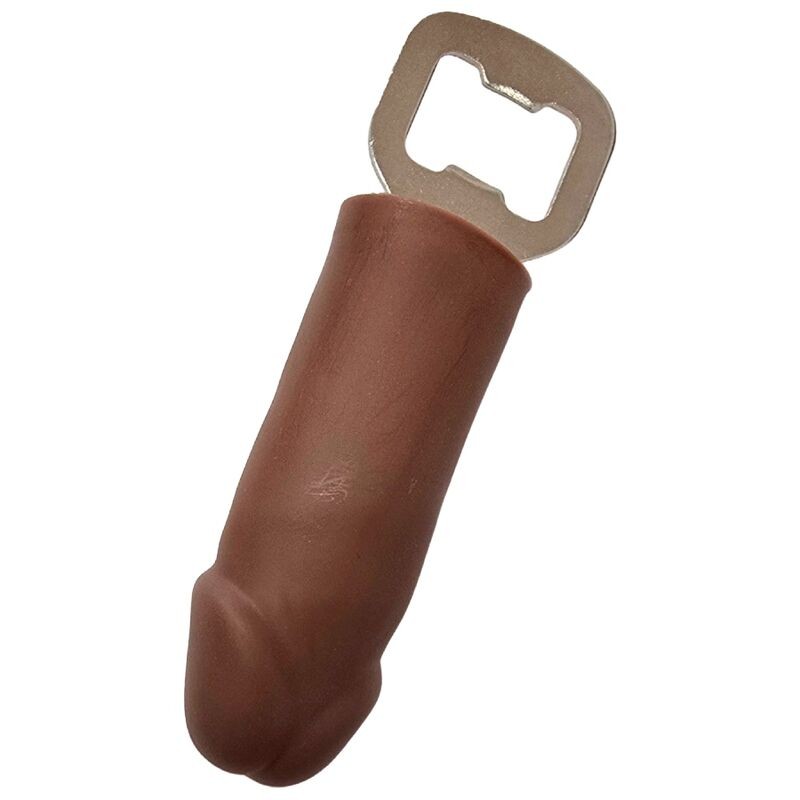 DIABLO PICANTE - ABRIDOR DE PÊNIS DE BORRACHA MARROM - D-236734 - Dona Pimenta