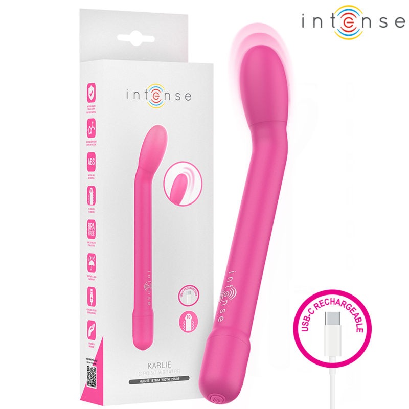 INTENSE - ESTIMULADOR DE PONTO G ROSA - D-244063 - Dona Pimenta