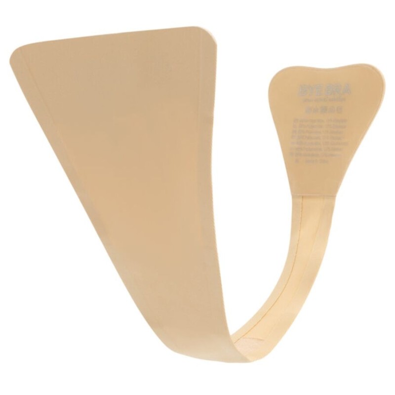 BYE-BRA - TANGA ADHESIVO BEIGE TALLA ÚNICA - D-245507 - Dona Pimenta
