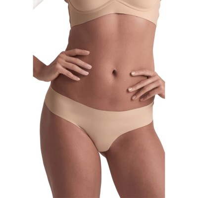 BYE-BRA - PACK 2 TANGAS INVISIBLES BEIGE Y NEGRO TALLA S - D-245502 - Dona Pimenta