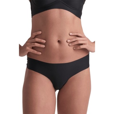 BYE-BRA - PACK 2 TANGAS INVISIBLES BEIGE Y NEGRO TALLA S - D-245502 - Dona Pimenta