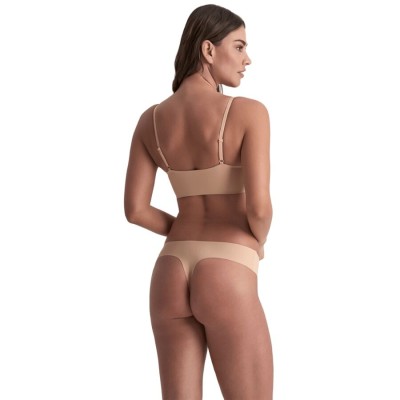 BYE-BRA - PACK 2 TANGAS INVISIBLES BEIGE Y NEGRO TALLA S - D-245502 - Dona Pimenta