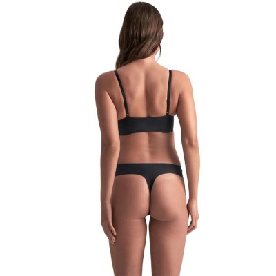 BYE-BRA - PACK 2 TANGAS INVISIBLES BEIGE Y NEGRO TALLA S - D-245502 - Dona Pimenta