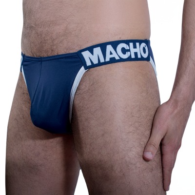 MACHO - MCH011 AZUL ESCURO DESLIZANTE LATERAL S - D-245799 - Dona Pimenta