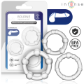 INTENSE - BOURNE CONJUNTO DE 3 ANÉIS PENIANOS - D-245649 - Dona Pimenta