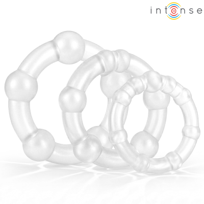 INTENSE - BOURNE CONJUNTO DE 3 ANÉIS PENIANOS - D-245649 - Dona Pimenta
