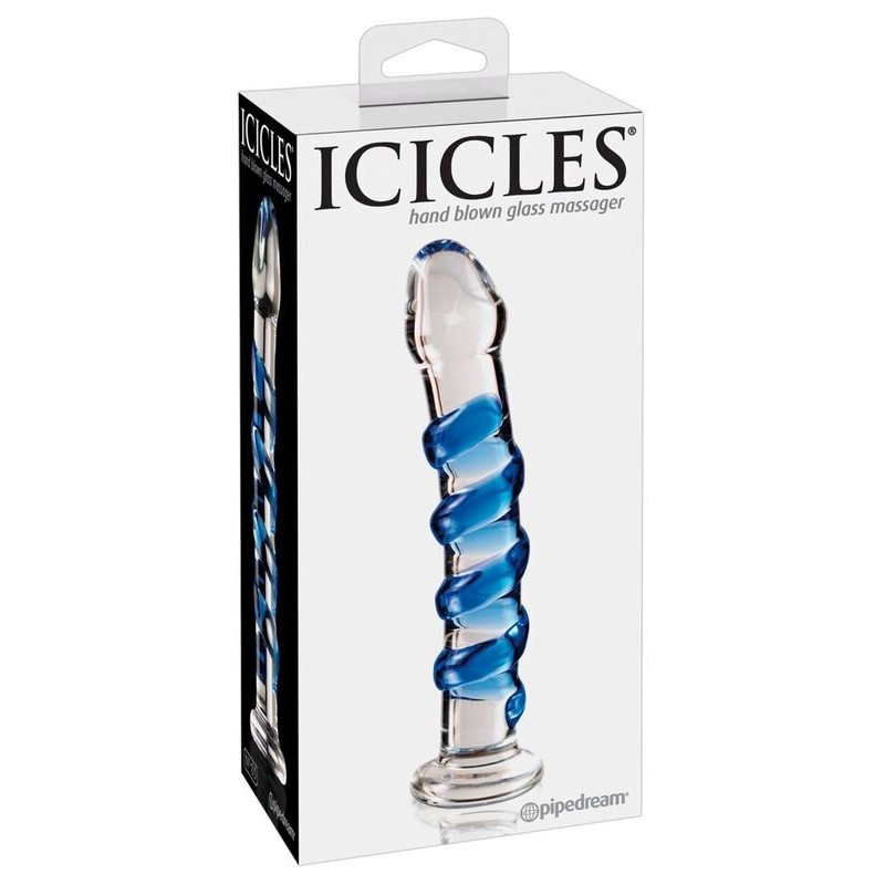 ICICLES NÚMERO 05 DILDO DE VIDRO SOPRADO À MÃO - PD2905-00