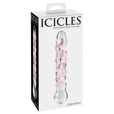 ICICLES NÚMERO 07 DILDO DE VIDRO SOPRADO À MÃO - PD2907-00