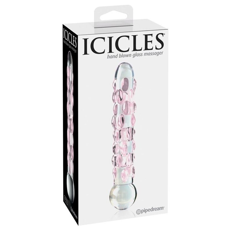 ICICLES NÚMERO 07 DILDO DE VIDRO SOPRADO À MÃO - PD2907-00