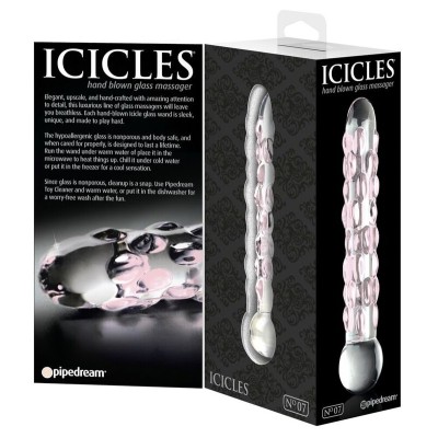 ICICLES NÚMERO 07 DILDO DE VIDRO SOPRADO À MÃO - PD2907-00