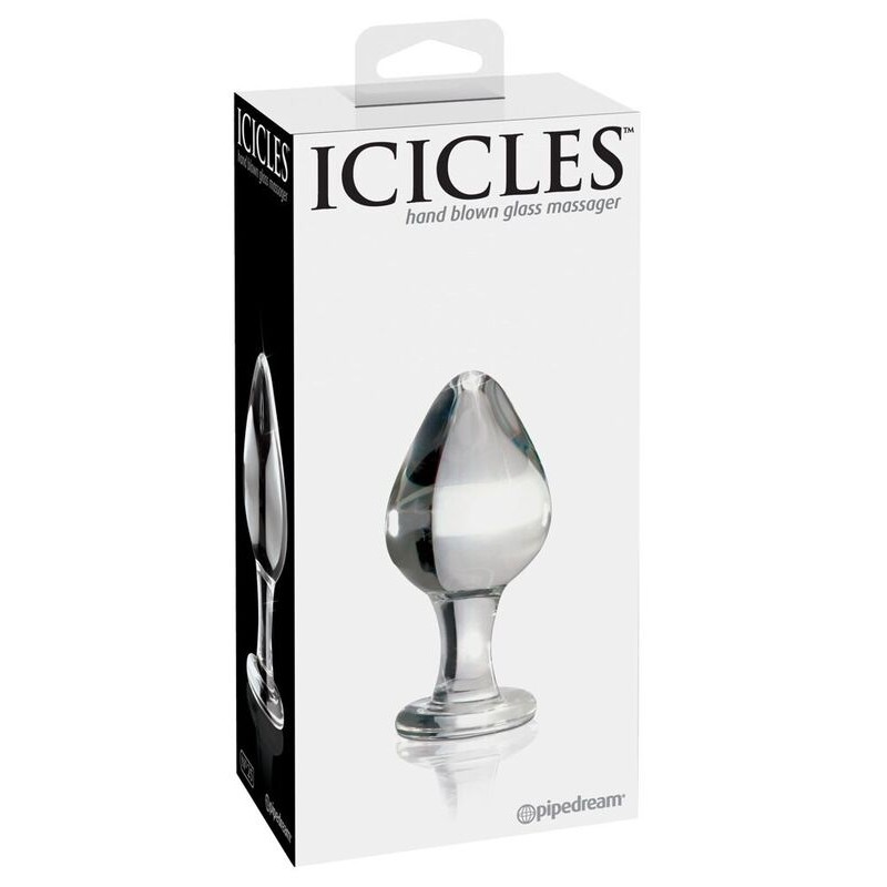 ICICLES NÚMERO 25 PLUGUE DE VIDRO SOPRADO À MÃO - PD2925-00