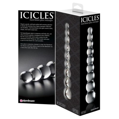 ICICLES NÚMERO 2 DILDO DE VIDRO SOPRADO À MÃO - PD2902-00
